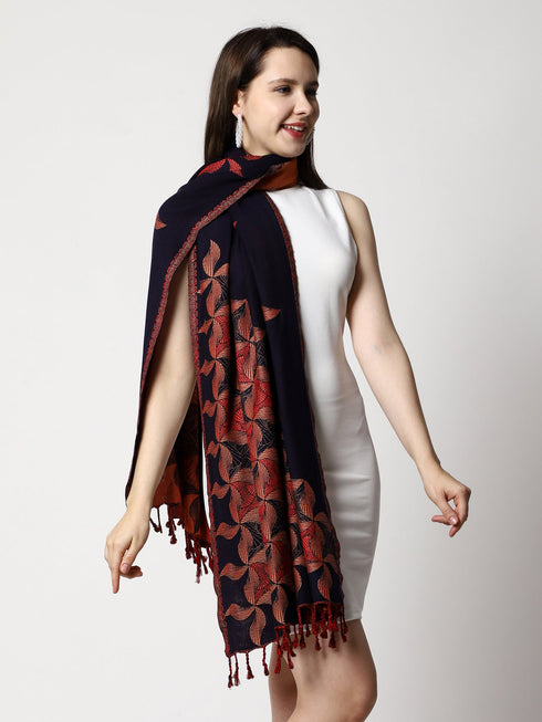 Women's Jamawar Wool Stole